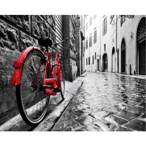 Beibehang Custom size music Fashion Trend 3D 3D brick wall graffiti guitar bar KTV mural background wall Behang wallpaper