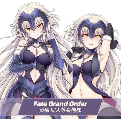 Anime Jeanne d'Arc Alter Fate/Grand Order Hugging Body Dakimakura Pillow Case Otaku Cartoon Pillow Cushion Cover Xmas Gifts MYT