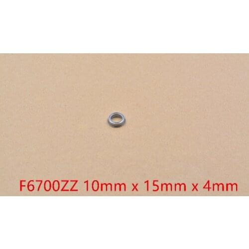 F6700ZZ 10mmx15mmx4mm flange ball bearing 10mm bearing deep groove bearing toy car bearing 1pcs