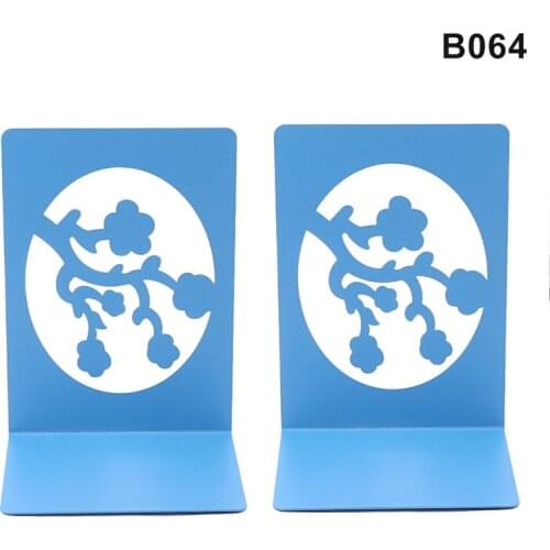 Hot Sale Book Ends Creative Tree Silhouettes Metal Book Holders Decorative Heavy Duty DVD Albums Storage Holder for Home Shelf