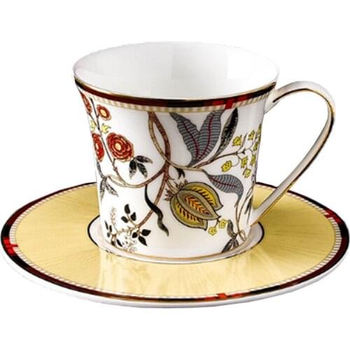 Coffee Tea Cups Mug Set bone china Coffee Cups Espresso In Cups & Saucers Bone porcelain