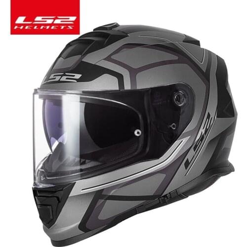 LS2 STORM Full Face Motorcycle Helmet ls2 ff800 Man Woman casco moto with Fog-Free system capacete moto