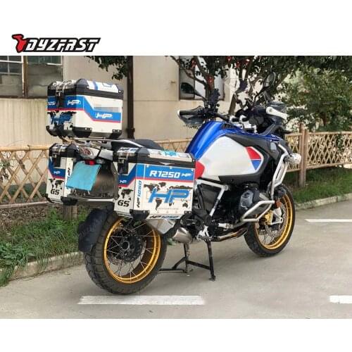 R1250GS R1200GS LC Adventure Motorcycle Accessories Para Moto Stickers Decals Top Box Panniers Cover set Protection Pads Kit
