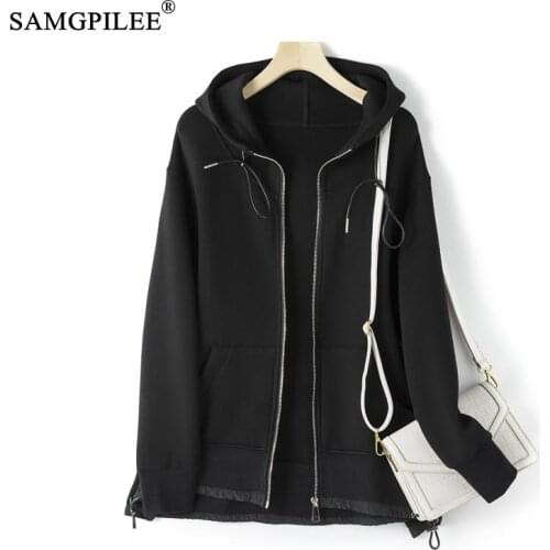 Женские куртки с капюшоном Samgpilee China At AliExpress