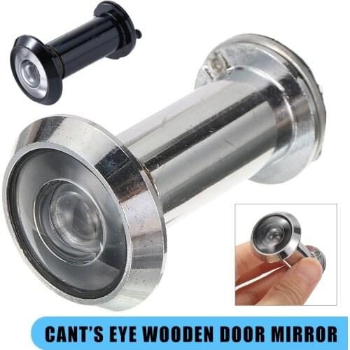 Silver/Gold/Black 200 Degree Adjustable Wide Angle Door Viewer Sight Home Room Security Door Hardware