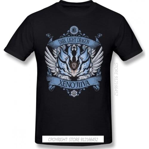 Blue Design Clothes Oversize T-Shirt Monster Hunter Fantasy-Themed Action Role-Playing Games Tops For Men Graphic Streetwear