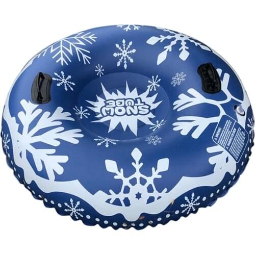 Snow Tube Heavy Duty Inflatable Snow Sled for Kids and Adults Outdoor Snow Toys