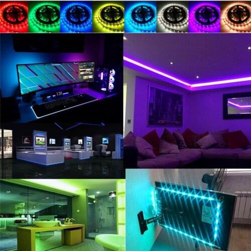 Led Strip Lights RGB Flexible Tape Ribbon Phone Bluetooth APP Controller venue set exhibition decoration star light string 5z