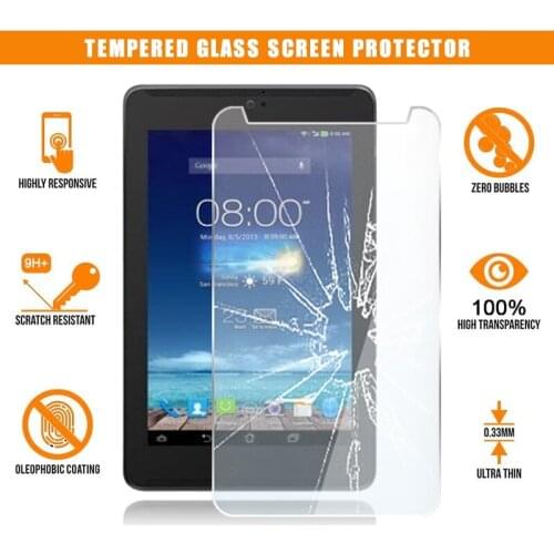 For ASUS Fonepad 7 ME372CG Tablet Tempered Glass Screen Protector Scratch Proof Anti-fingerprint HD Clear Film Guard Cover