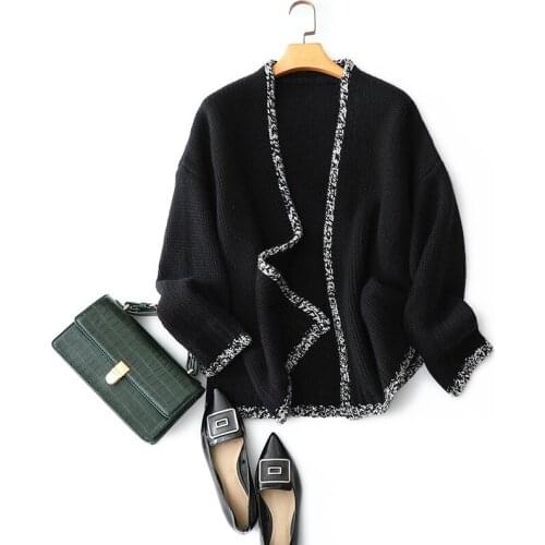 Womens 100% Cashmere Cardigan Design High Quality Women Winter Sweater Clothes Vintage Sweater Warm Fall 2020 Women Clothing