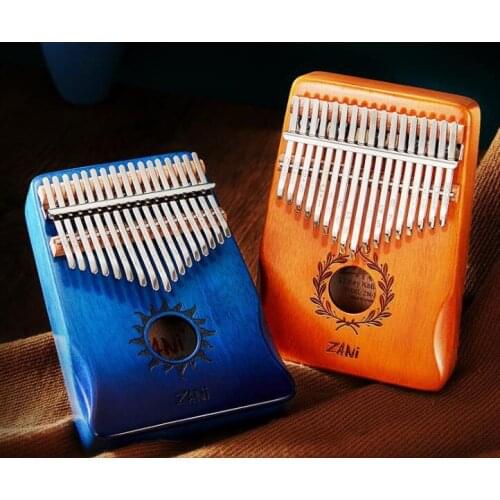 002 Kalimba 17 21 Keys Thumb piano mahogany Piano High Quality wood Musical Instruments Music Box gift