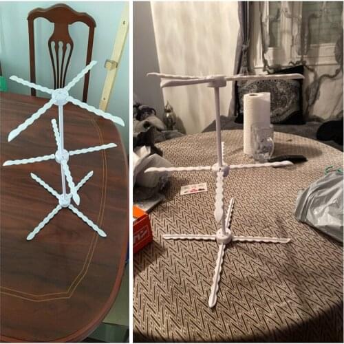 3 Layer Flower Drying Rack Stand Cake Decorating Sugarcraft Fondant Detachable Paste Flower Rack Practical Baking Tools