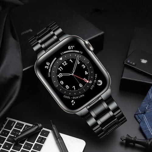 Bracelet for iwatch se 6 bands Stainless Steel strap for apple watch series 5 4 3 band 44mm 42mm 40mm 38mm correa Accessory