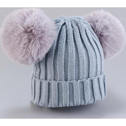 Children Knit Hat 2020 Newborn Baby Kids Oversize Matching Woolen Hat+Scarf Suit Boys Warm Hat Girls Knit Scarf 0 to 3 Years