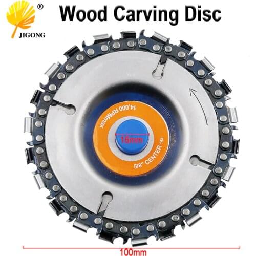 4 Inch Grinder Disc and Chain 22 Tooth Fine Abrasive Cut Chain For 100/115 Angle Grinder