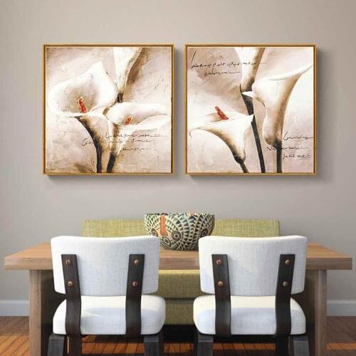 HAOCHU Painting Color Classical Petunia Wall Art Print Poster Birdcage Simple Wall Pictures Canvas For Living Room Decor