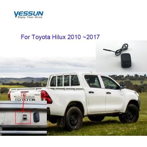 Yessun Rear view camera For Toyota Hilux 2010 2011 2012 2013 2014 2015 2016 2017 Parking Reverse Cam/license plate backup camera