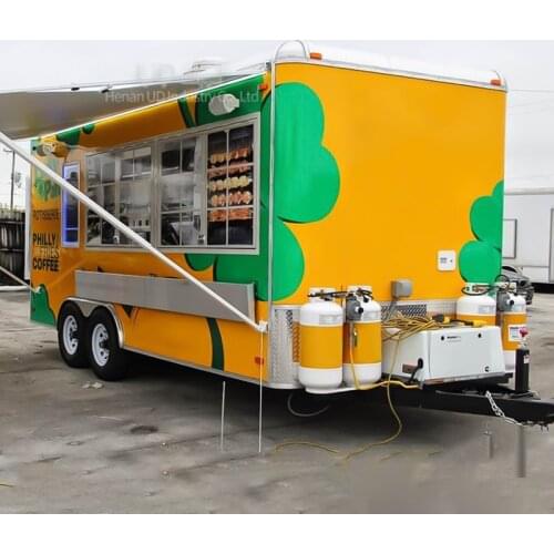 Mobile Kitchen Ice Cream Truck Hot Dog Cart Concession Pizza Trailers