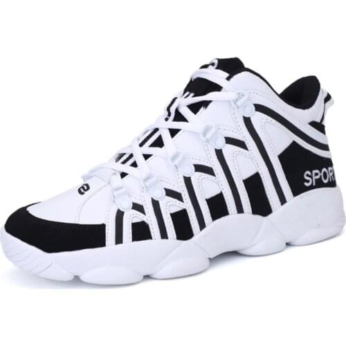New Brand Male Basketball Shoes Men High-Top Sports Cushioning Hombre Athletic Men Shoes Comfortable Black Sneakers Zapatillas