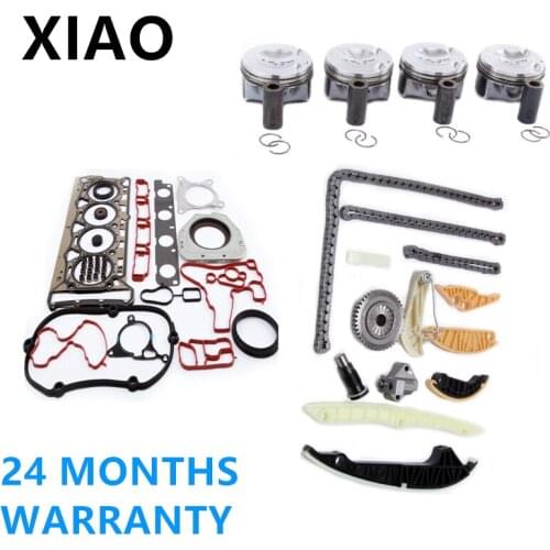 06H107065DM 06H109469AH OEM EA888 2.0T Engine Piston Pin23mm Chain Tensioner Guide Hasket Seal Set For VW Jetta Audi A4 Q5 Skoda