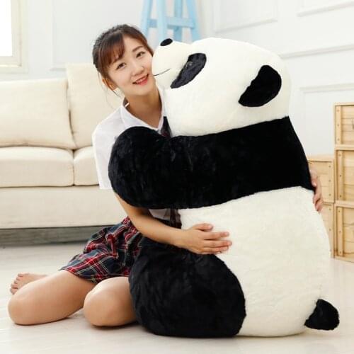 2019 New 50cm Cute Big Giant Panda Bear Plush Toy Stuffed Animals Doll Cartoon Kawaii Dolls Girls Gifts Knuffels