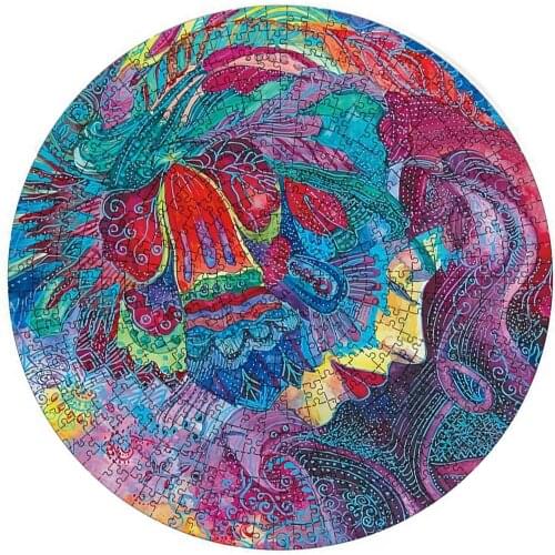 Jigsaw Puzzles 500 Pieces Flower Fairy Puzzle Stress Relief Puzzles Toys Brain Development Montessori Toys For Kids Adults