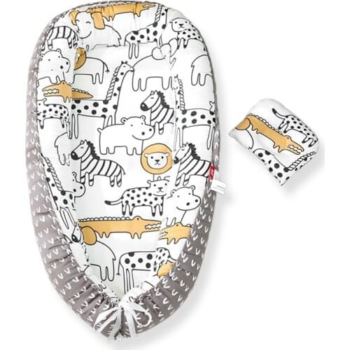 Portable Baby Nest Bumper Detachable Newborn Sleeping Bed Travel Folding Infant Cradle Cot