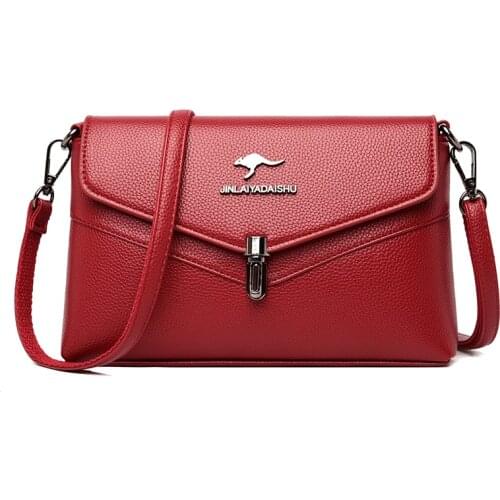 Women Leather Handbags High Quality Crossbody Bags for Women Luxury Brand Shoulder Bag Sac Casual Female Messenger Bags Solid