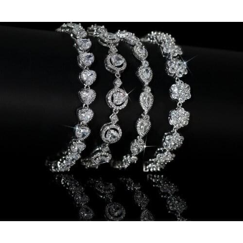 EYER Luxury Trendy Saudi Arabia AAA Cubic Zircon Bangle Gold Bracelet For Women Wedding Engagement браслет винтажный стиль 2021