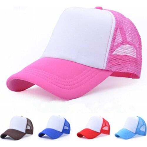 1 Pc Unisex Mesh Baseball Cap Casual Baseball Cap Adjustable Stretch Cap Universal Hip Hop Hat Trucker Hat Streetwear Kids Hat