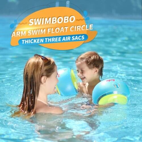 Children Swimming Floats Water Sleeve Arm Inflatable Child Safety Swimming Training Adult Green Thick Water Sleeve