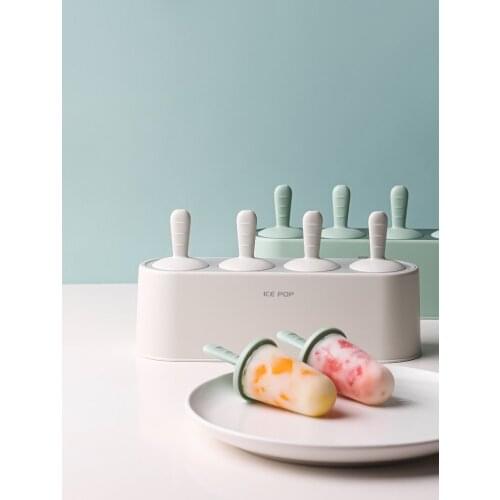 Ice-Cream Mould Silicone Food Grade Childrens Popsicle Box Popsicle Mold Home Homemade Ice-Cream Mold