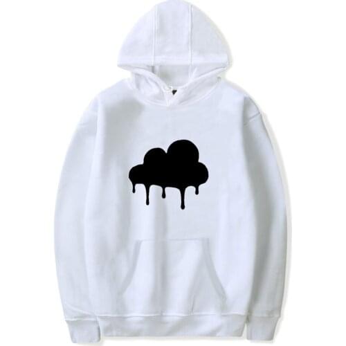 Dixie DAmelio CLOUDED Hoodies Sweatshirt Men Women Tops Autumn Hip Hop Boys Girls White Pullovers Unisex Tracksuit Clothes