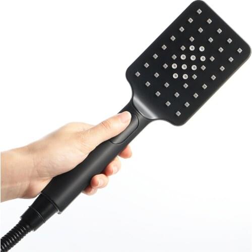 Top Quality Shower Head 3 Funtions Hand Shower Heads Bathroom Fixture ABS Chrome Plated Water Saving Shower Head