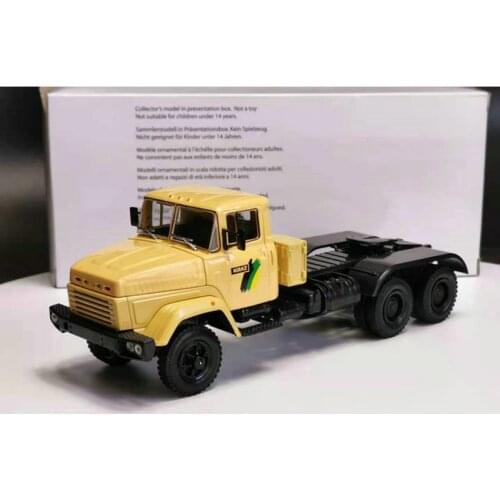 Diecast 1/43 Scale Alloy Metal Russia KrAZ 6443 KPA3 Truck Tractor Model Toy For Collections