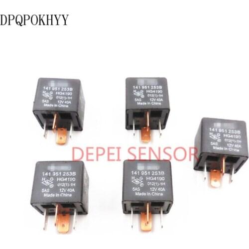 DPQPOKHYY For Volkswagen Audi Relay 141951253B Multipurpose Relay