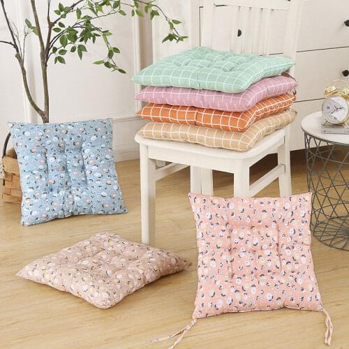 Floor Cushion Pastoral Style Seat Chair Cushions Thicken For Indoor Living Room Office Pad Tatami Sofa Pillow Home Decor 40*40cm