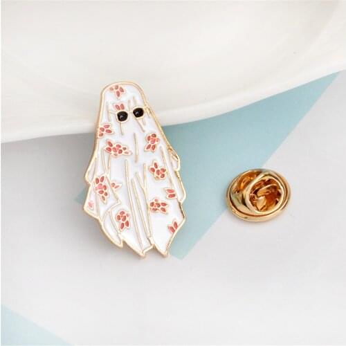 Arabian Flower White Robe Sunglasses Brooch Clothing Jacket Backpack Pins Badge Cartoon Jewelry Dubai Enamel Pin For Men Boys