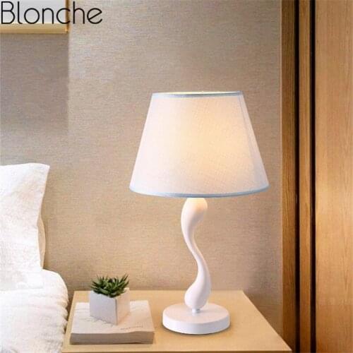 Nordic Led Table Lamp Modern Study Desk Lamps for Bedroom Bedside Living Room Home Decor Lighting Fixtures Fashion Luminaire E27