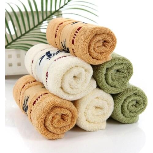 High quality 34*74cm Bamboo Fiber Hand Face Towel Brand toalhas Soft Washcloth Towels Bathroom strandlaken Mifala handdoeken