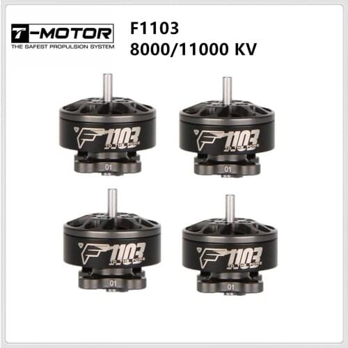1/4pcs T-Motor F1103 1103 8000KV/11000 2-3S Brushless Motor for Cinewhoop RC Drone FPV Racing CineWhoop BetaFPV