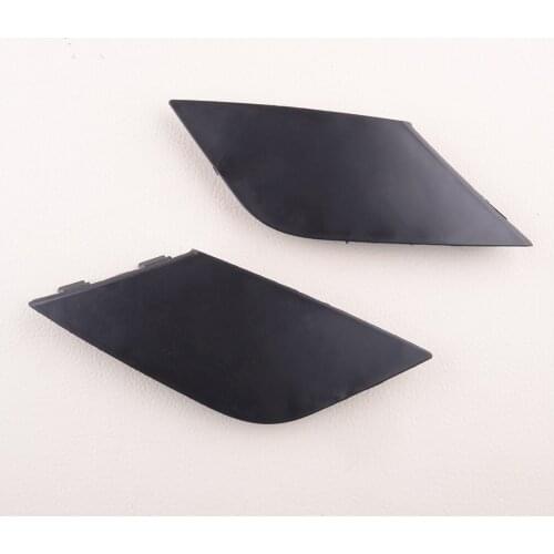 1 Pair Black Car Auto Front Bumper Tow Hook Eye Cover Cap ABS Replacement Fit for Toyota Camry SE 2018 2019