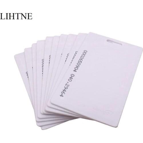 100PCS RFID 125KHz ID Card RFID EM Access Control System Card Thickness 1.8mm