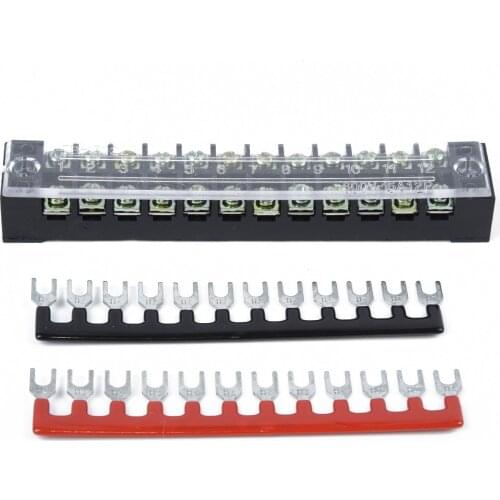 15pcs Terminal Block Barrier Strips Universal Auto Electrical Distribution