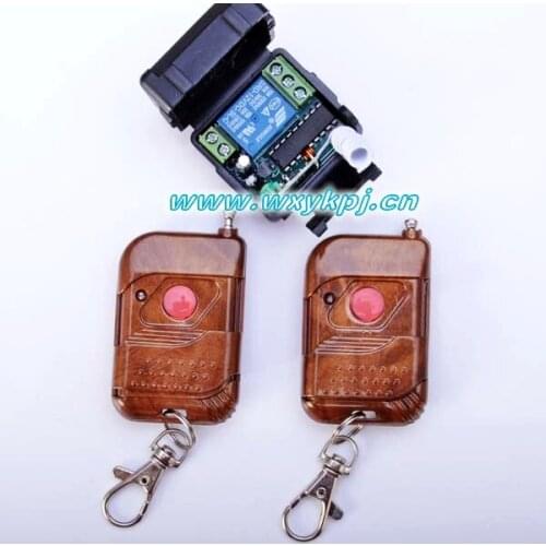 2016 DC 12 V 10A 1CH RF Wireless Remote Control Switch System 433MHz 315MHZ Remote control/Motor controller with 2 transmitter
