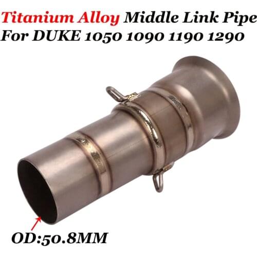 51MM Slip On For 1190/1050/1090 1290 Super Adventure R/S/T Motorcycle Exhaust Pipe Titanium Alloy Middle Tube Mid Link Pipe