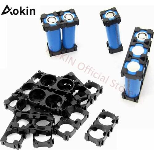 Aokin 1pc 1p 2p 3p 18650 Battery Holder Bracket Cylindrical DIY Batteries Pack Fixture Anti Vibration Case Storage Box Containe