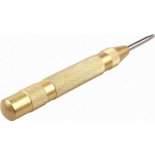 1PCS 5 Inch Automatic Center Pin Punch Spring Loaded Marking Starting Prevents Slipping High Quality Holes Tools