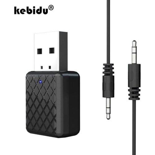2in1 USB Wireless Bluetooth Transmitter Receiver Stereo Audio Music Adapter With 3.5mm Audio Cable For MP3 PC Car Speake Home TV