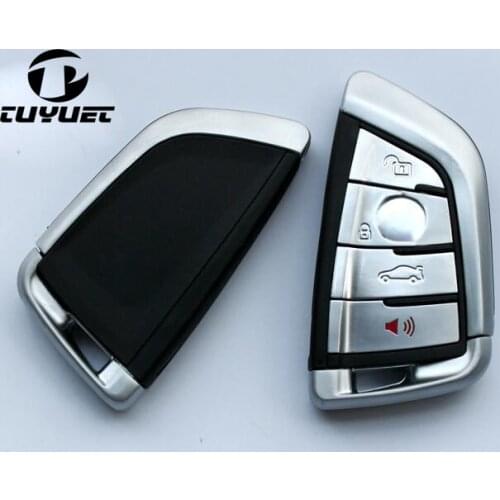 Smart Remote Key Shell 3+1 Buttons For 2014 BMW X5 X6 218i/220i FOB Key Case Blanks